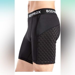 NWOT Bodyprox Baseball Sliding Shorts 4 Men Compression Padded Slider Shorts-S